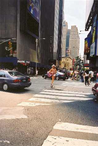 Crazy cowboy in NY